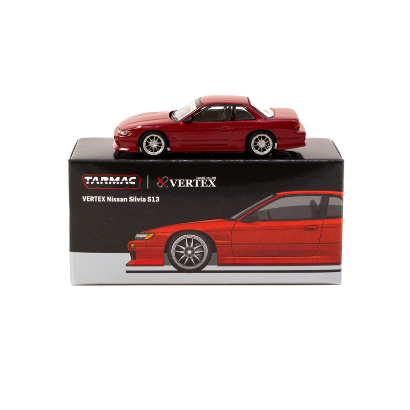 Tarmac Works 1/64 - Nissan Silvia S13 Vertex | Red Metallic