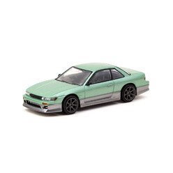 Tarmac Works 1/64 - Nissan Silvia S13 Vertex | Green / Grey