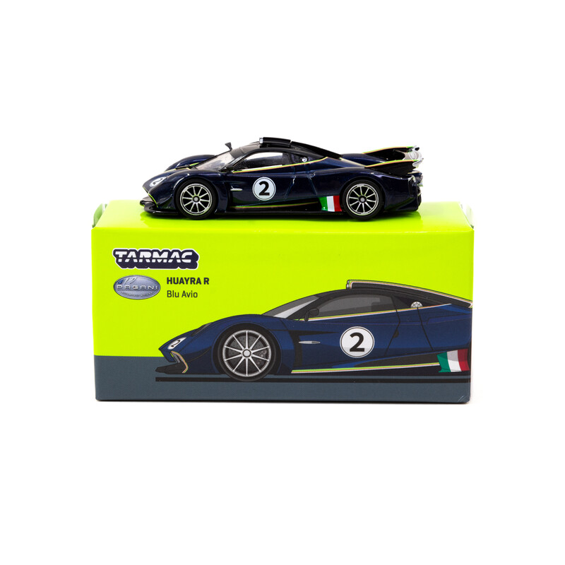Tarmac Works 1/64 - Pagani Huayra R | Blu Avio