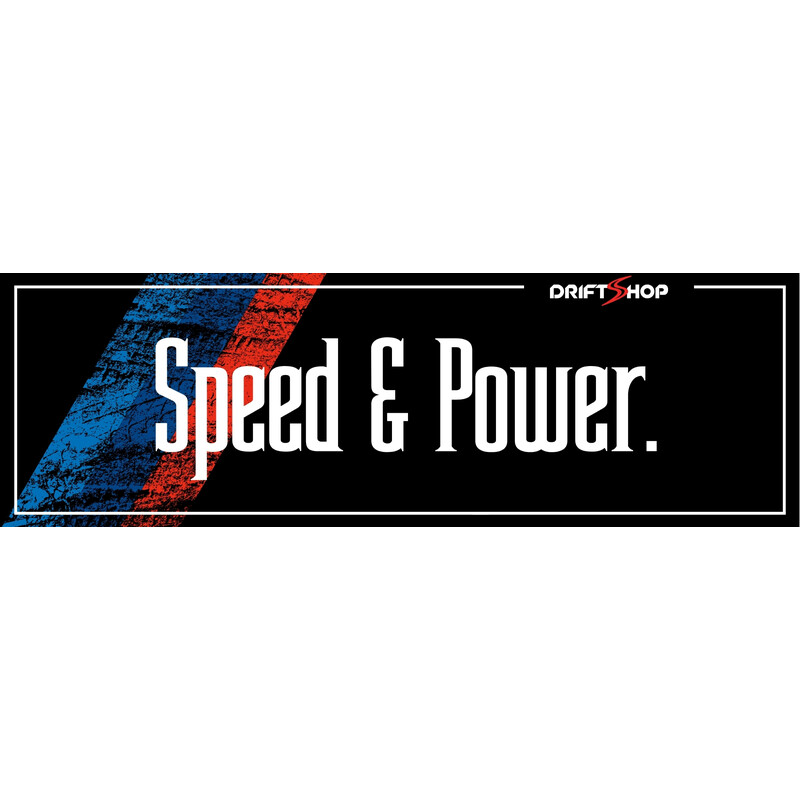 DriftShop Speed M Power Sticker
