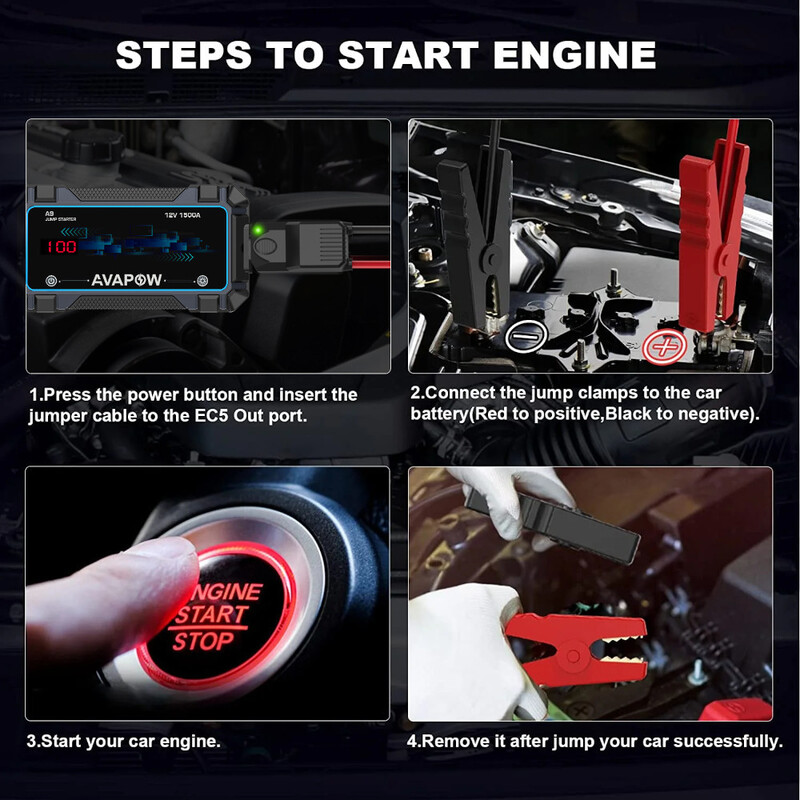 Avapow A9 Battery Jump Starter