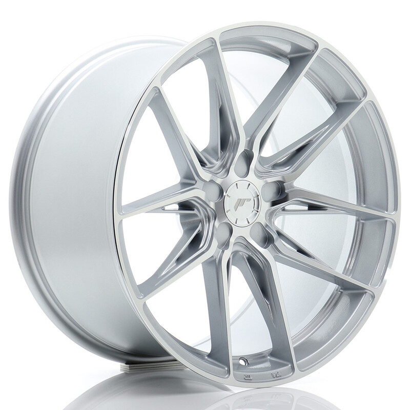 Japan Racing JR-44 19x9.5" (5 hole custom PCD) ET20-40, Machined Silver