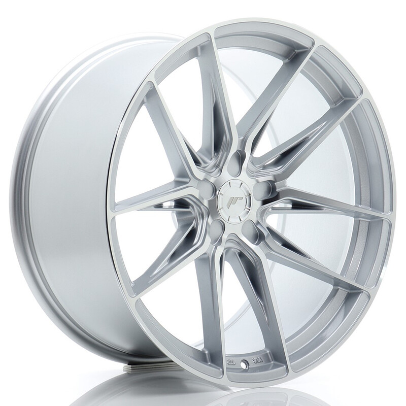 Japan Racing JR-44 20x10.5" (5 hole custom PCD) ET15-42, Machined Silver