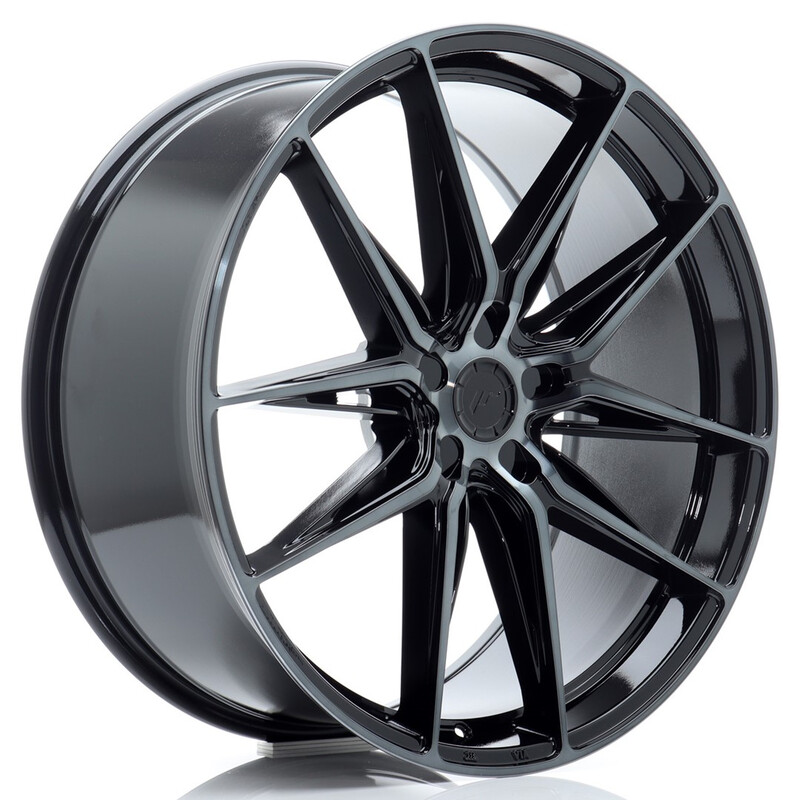 Japan Racing JR-44 22x9" (5 hole custom PCD) ET15-35, Gloss Black, Tinted Face