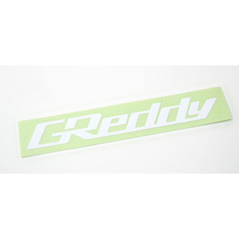 GReddy White Sticker (14 cm)