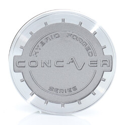 Concaver Center Cap - Brushed Titanium