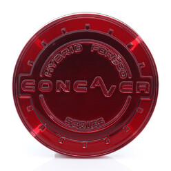 Concaver Center Cap - Candy Red