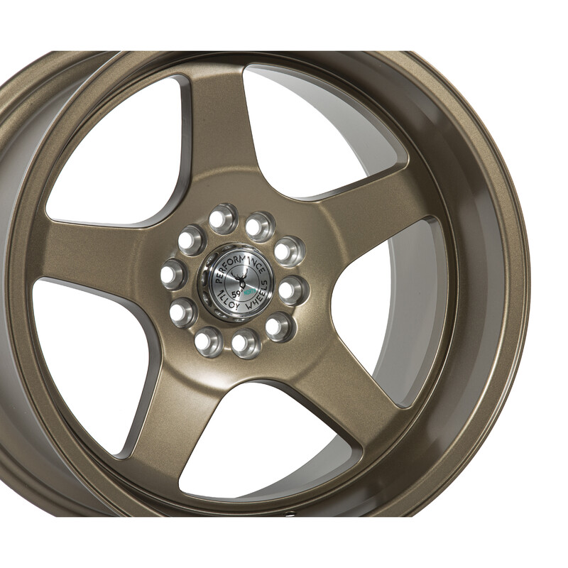 59°North D-004 18x10.5" 5x114.3/120 ET25, Bronze