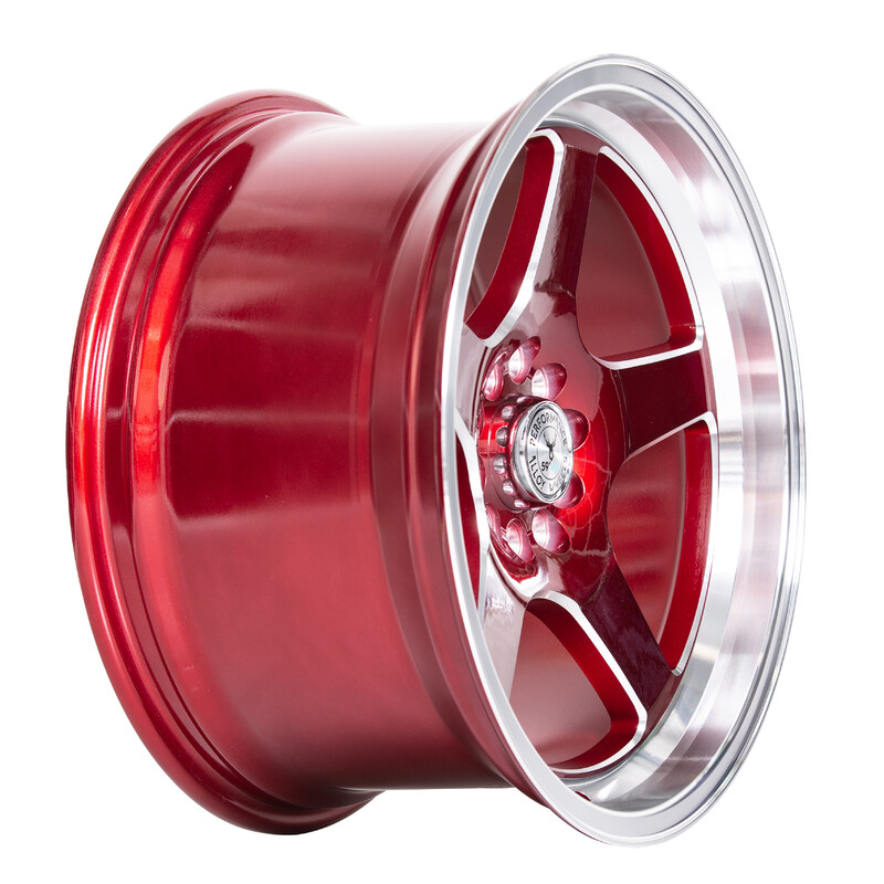 59°North D-004 18x9.5" 5x114.3/120 ET20, Red