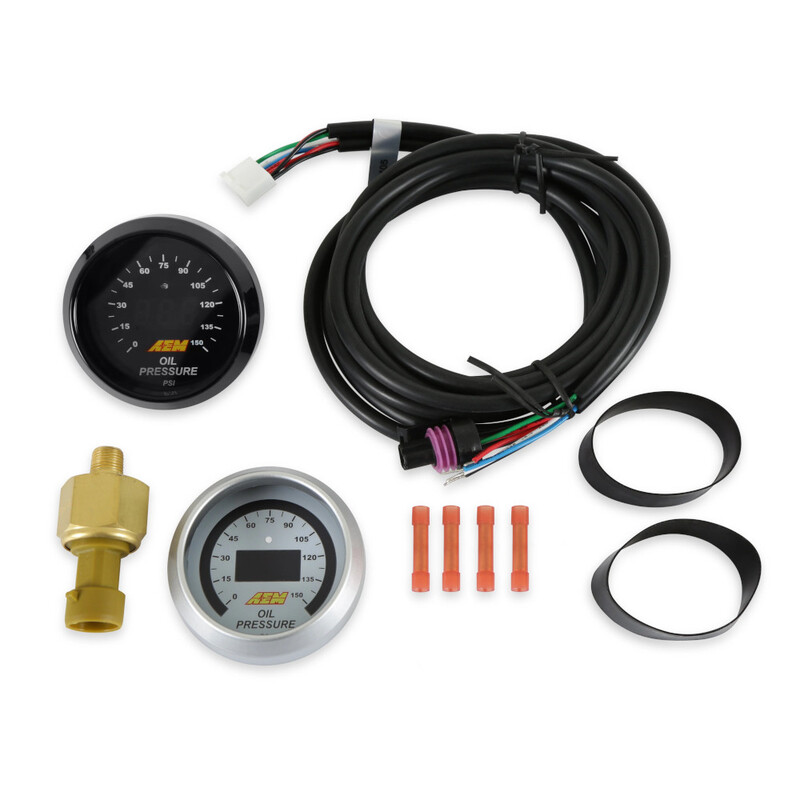 AEM Classic Oil Pressure Gauge - 150 psi