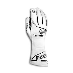 Sparco Arrow+ Gloves, White & Black (FIA)