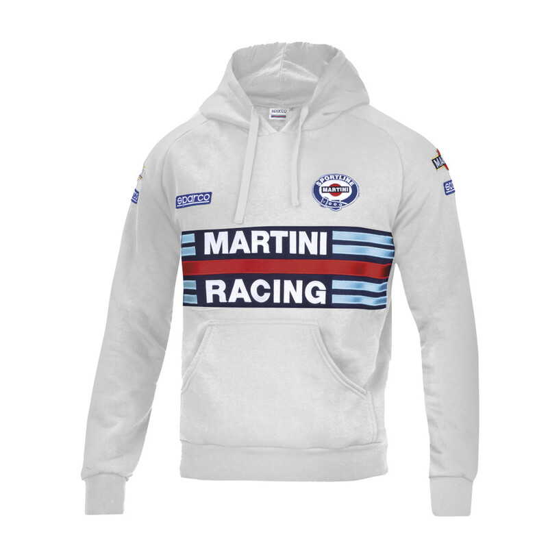 Sparco Martini Racing Replica Hoodie, Grey