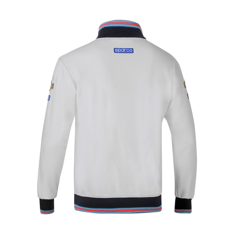 Sparco Martini Racing Full Zip Sweatshirt, Grey