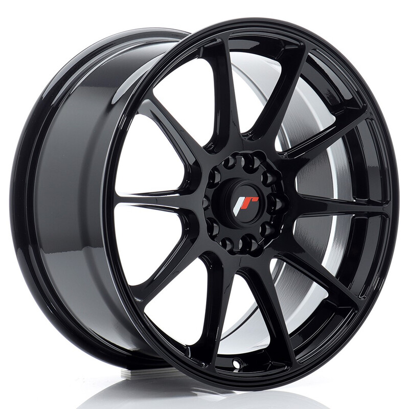 Japan Racing JR-11 17x8" 4x100/114.3 ET35, Gloss Black