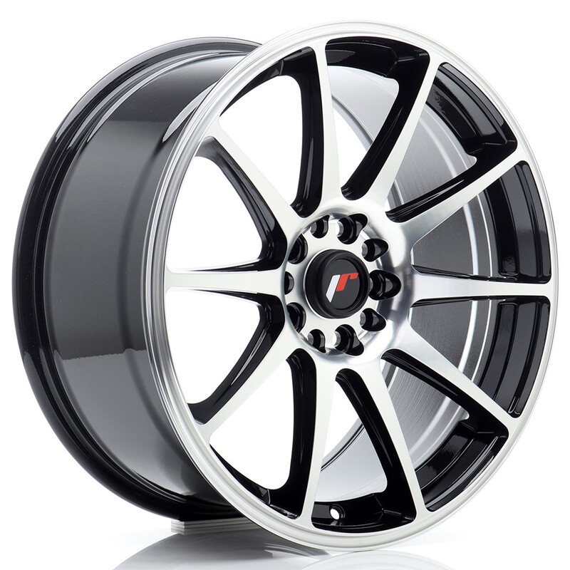 Japan Racing JR-11 18x8.5" 5x100/108 ET35, Gloss Black