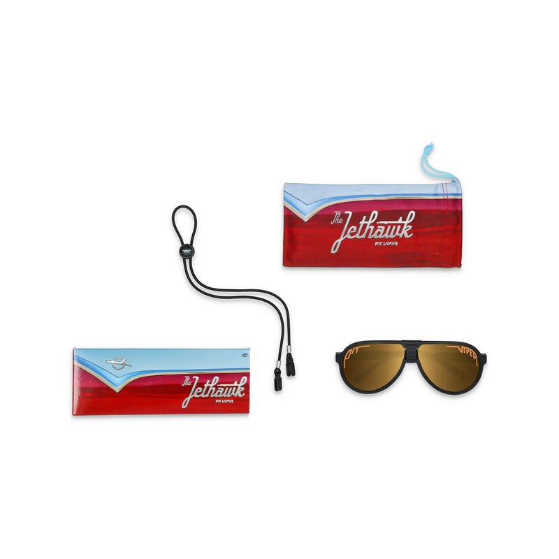 Pit Viper "The Exec Polarized Gold | Jethawk" - Sunglasses