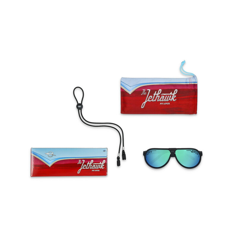 Pit Viper "The Exec Polarized Blue-Green | Jethawk" - Sunglasses