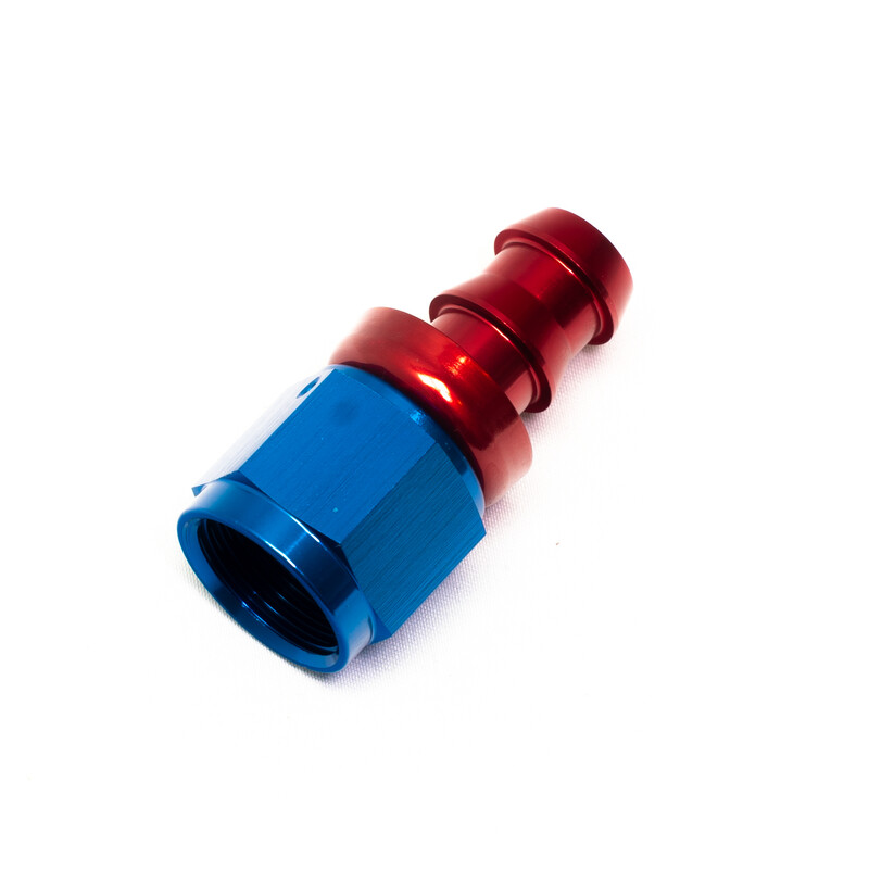Straight Push-On Fitting for Dash 8 Hose