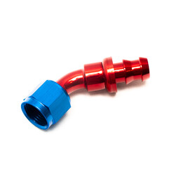 45° Elbow Push-On Fitting for Dash 8 Hose