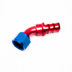 45° Elbow Push-On Fitting for Dash 12 Hose