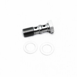 M10x1.0 Stainless Steel Double Banjo Bolt (30 mm)