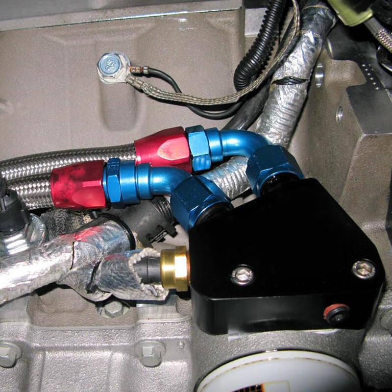 Oil Block Adapter for Chevrolet LS V8 Engines