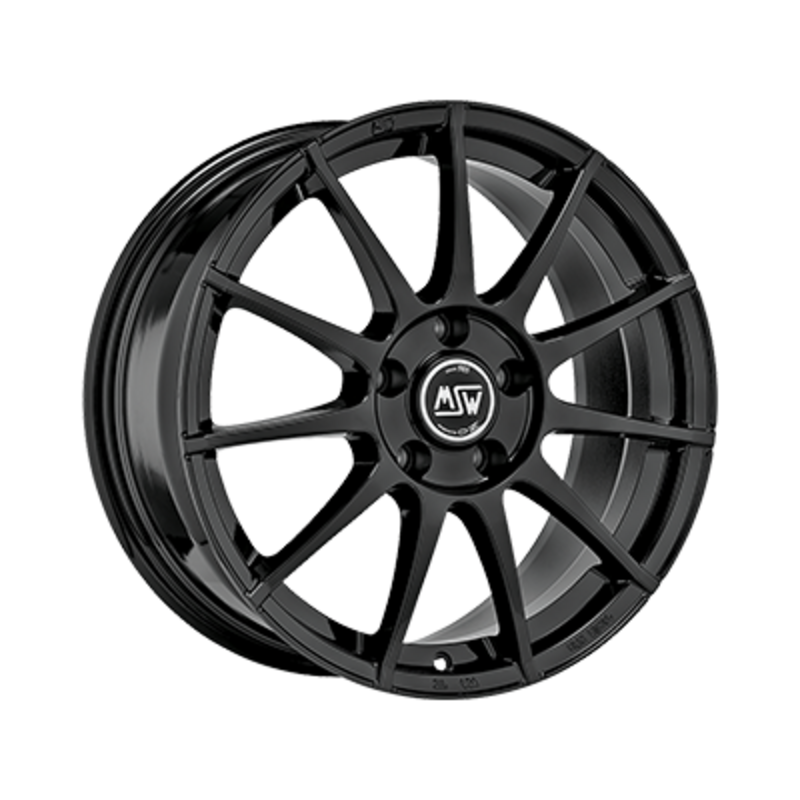 MSW 85 15x6" 5x100 ET38, Gloss Black