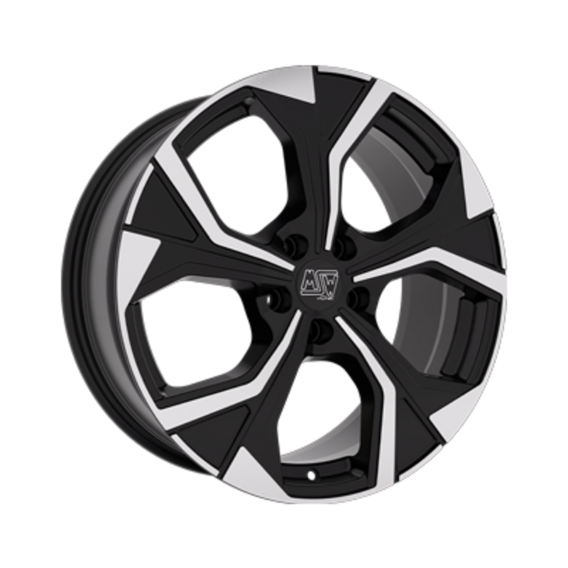 MSW 43 20x8.5" 5x112 ET35, Gloss Black, Machined Spokes