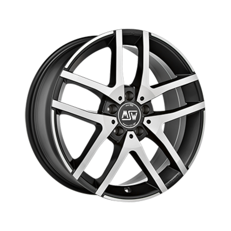 MSW 28 18x7.5" 5x112 ET44, Matt Black Full Polished