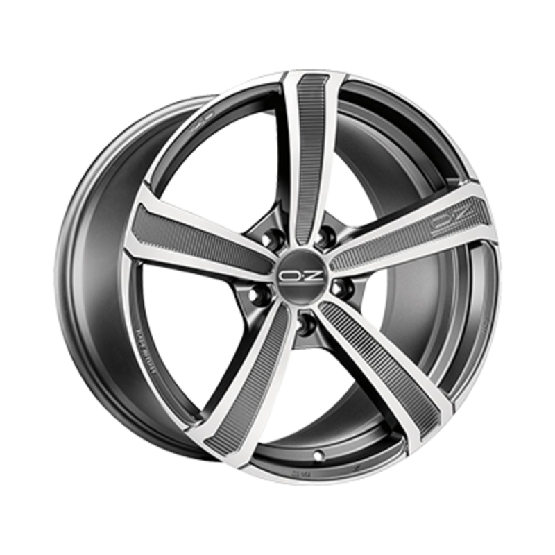OZ Montecarlo HLT 22x9.5" 5x112 ET54, Matt Dark Graphite