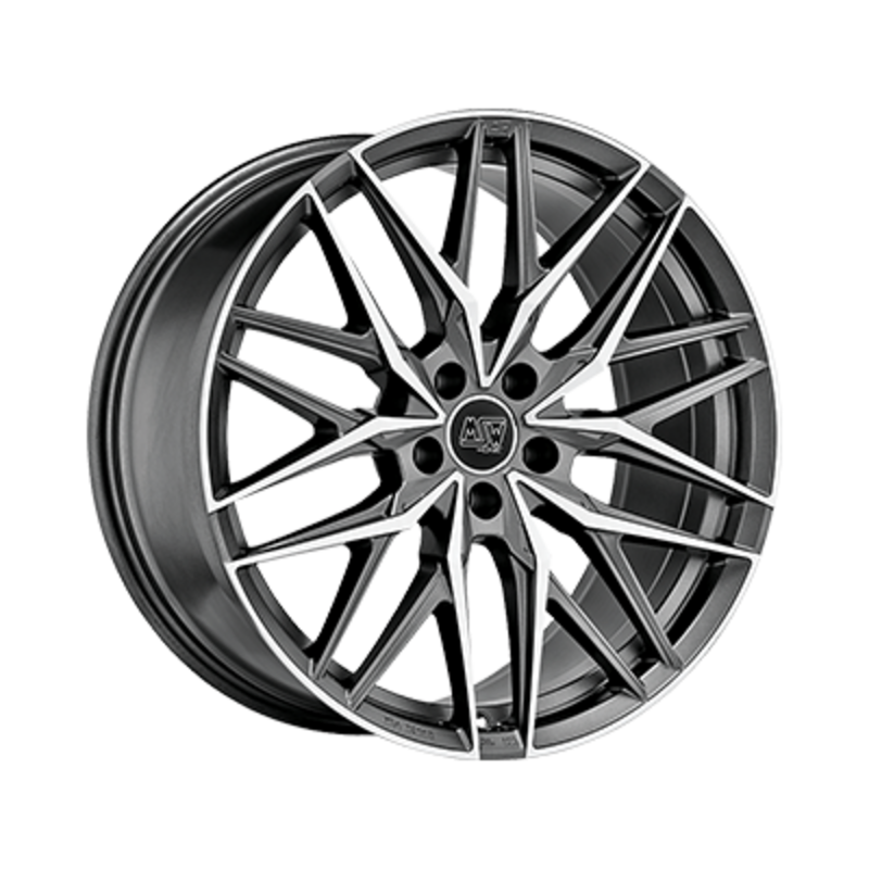 MSW 50 21x11" 5x130 ET49, Gunmetal, Machined Spokes