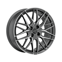 MSW 50-4 17x7" 4x108 ET32, Gunmetal, Machined Spokes
