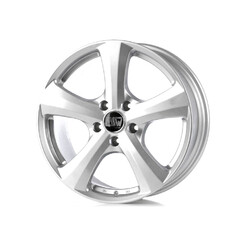 MSW 19 Van 16x6.5" 5x114.3 ET31, Full Silver