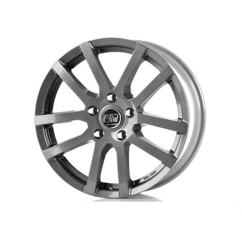 MSW 22 16x6.5" 5x108 ET50, Grey Silver