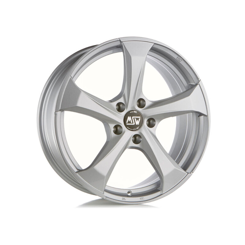 MSW 47 19x8" 5x112 ET21, Full Silver