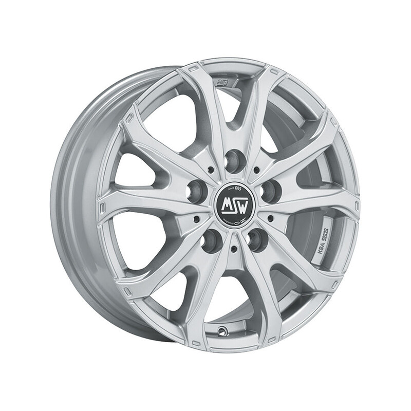MSW 48 Van 17x7" 5x108 ET46, Full Silver