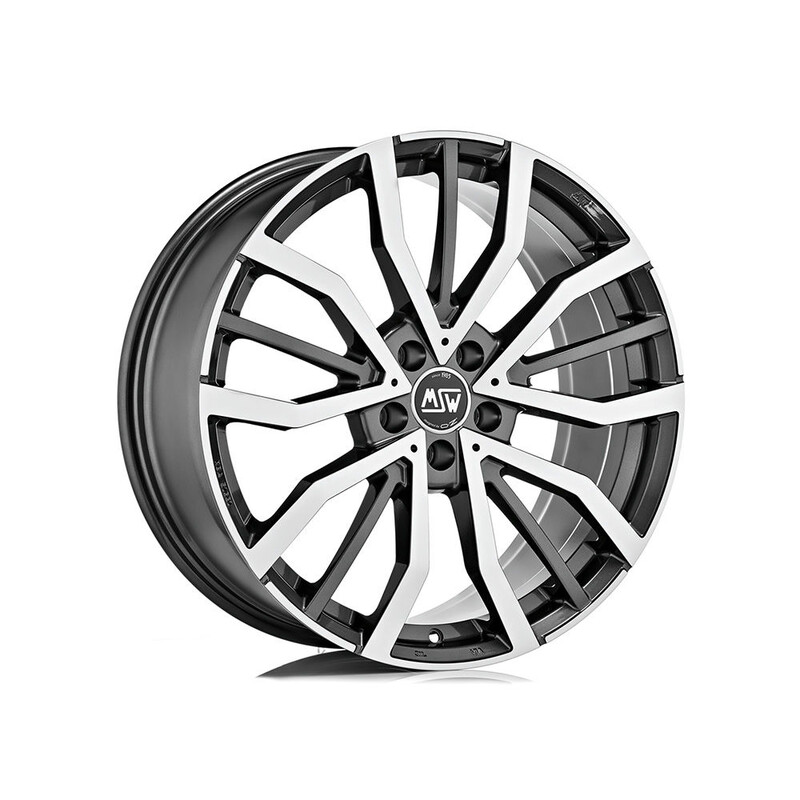 MSW 49 18x8" 5x112 ET50, Matt Gun Metal