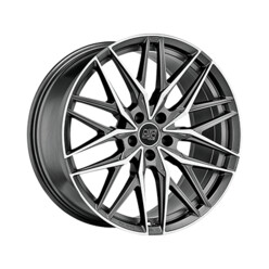 MSW 50 21x11" 5x112 ET49, Gunmetal, Machined Spokes