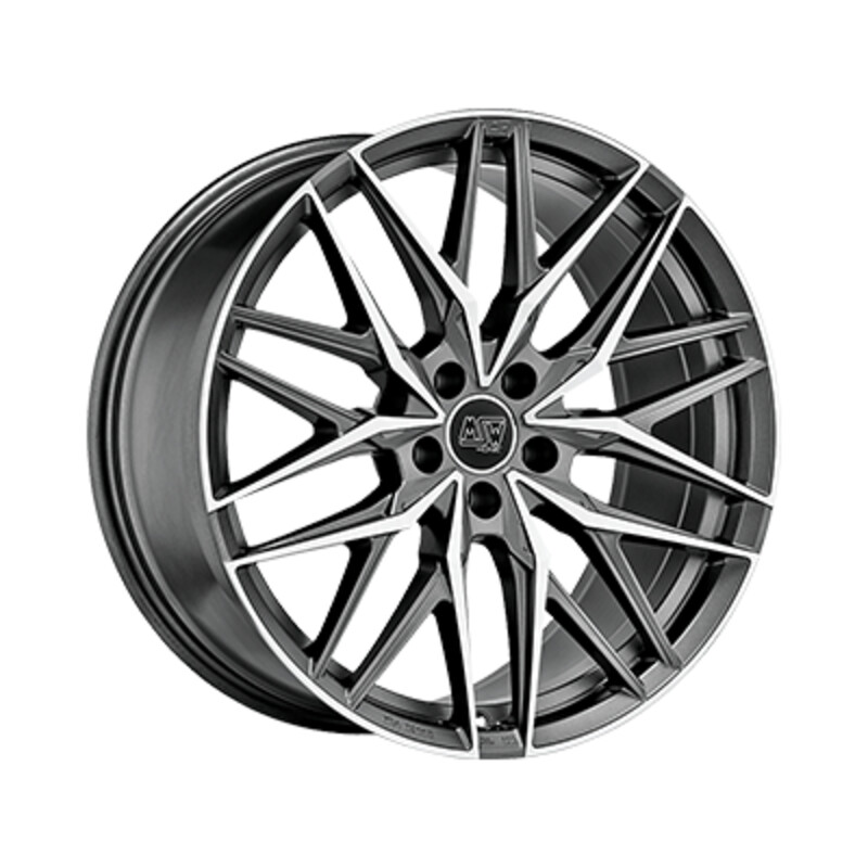 MSW 50 21x11" 5x112 ET49, Gunmetal, Machined Spokes