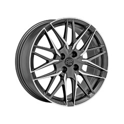 MSW 50-4 18x7.5" 4x100 ET35, Gunmetal, Machined Spokes