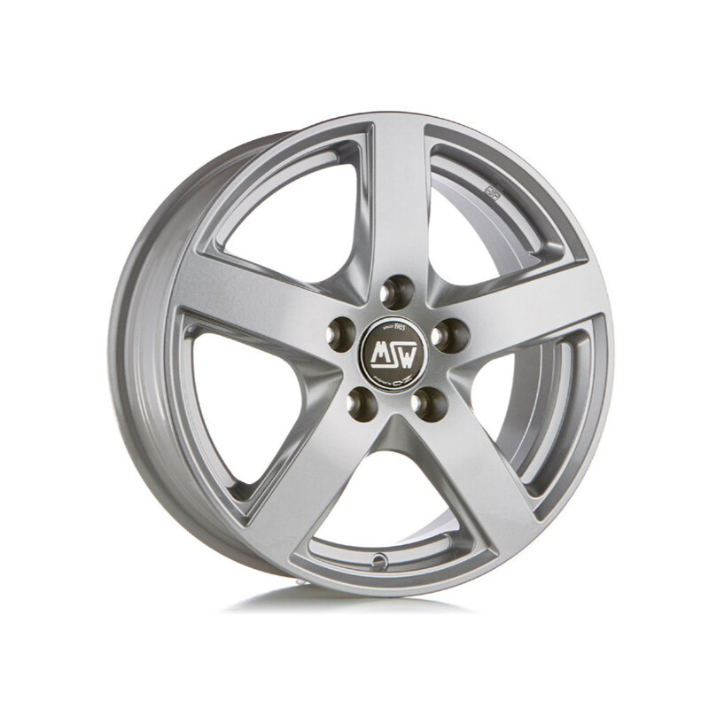 MSW 55 16x6.5" 5x112 ET50, Full Silver