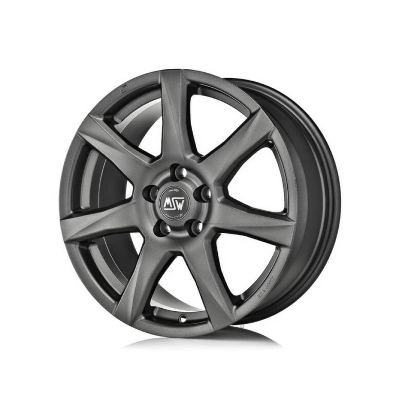 MSW 77 17x7.5" 5x112 ET27, Matt Dark Grey
