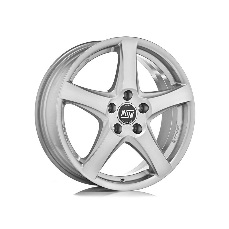 MSW 78 16x6.5" 5x112 ET38, Full Silver