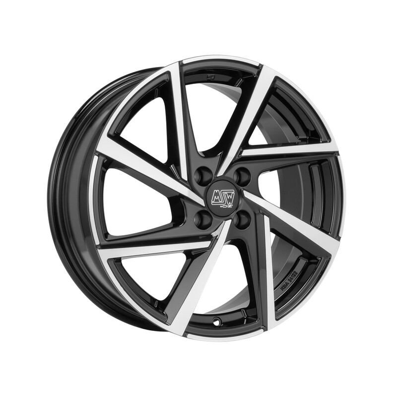 MSW 80-4 15x6" 4x98 ET35, Gloss Black, Machined Spokes