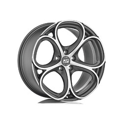 MSW 82 20x9" 5x112 ET35, Gunmetal, Machined Spokes