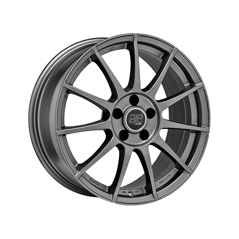 MSW 85 17x7" 4x100 ET37, Matt Graphite