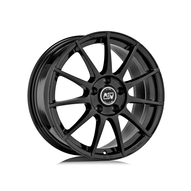 MSW 85 17x7" 4x100 ET37, Gloss Black