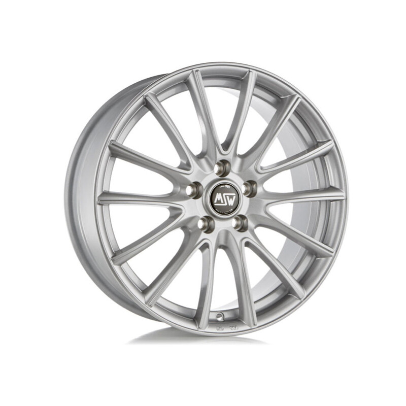 MSW 86 16x6.5" 5x100 ET45, Full Silver