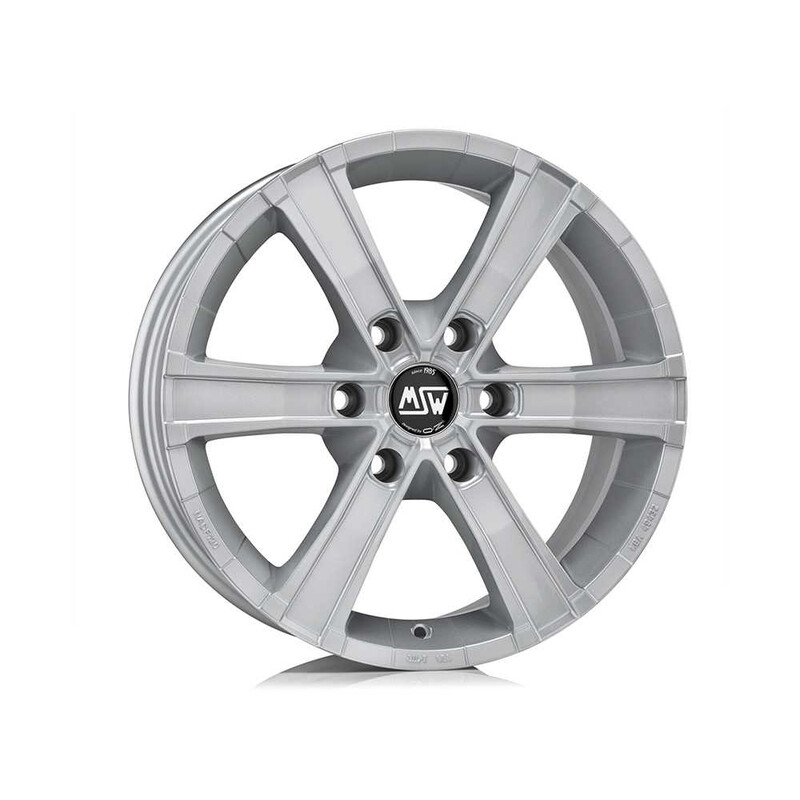 MSW Sahara 6 18x8" 6x114.3 ET30, Full Silver