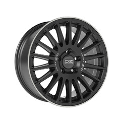 OZ Rally Desert 18x8" 5x108 ET35, Matt Black Lip Polished